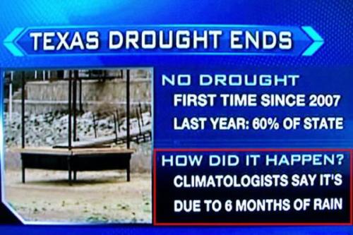 Texas Drought Ends